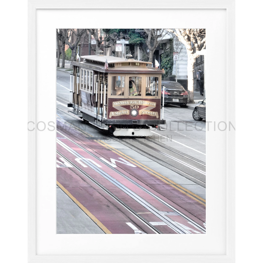 Poster San Francisco SF04 - Weiss 1.5cm / Motiv: farbe / S