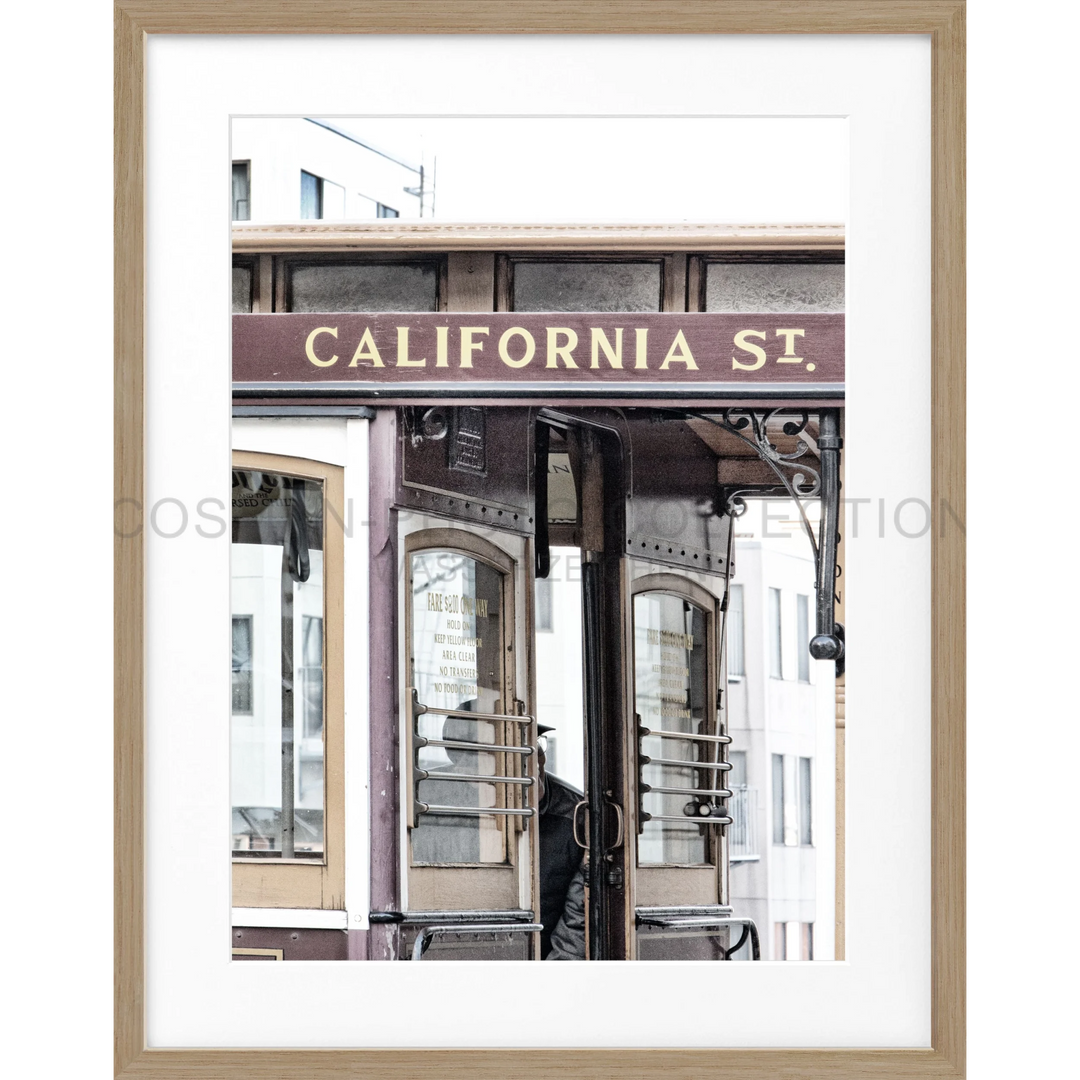 Poster San Francisco SF03 - Eiche Furnier 1.5cm / Motiv: