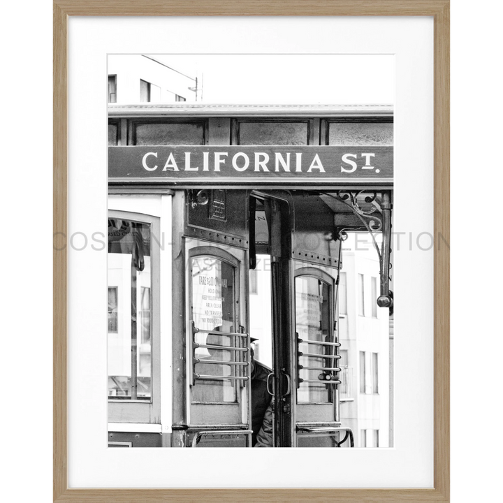 Poster San Francisco SF03 - Eiche Furnier 1.5cm / Motiv: