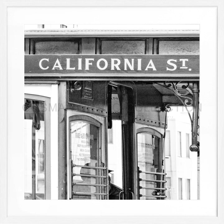 Poster San Francisco ’California Street’ SF03Q - Weiss