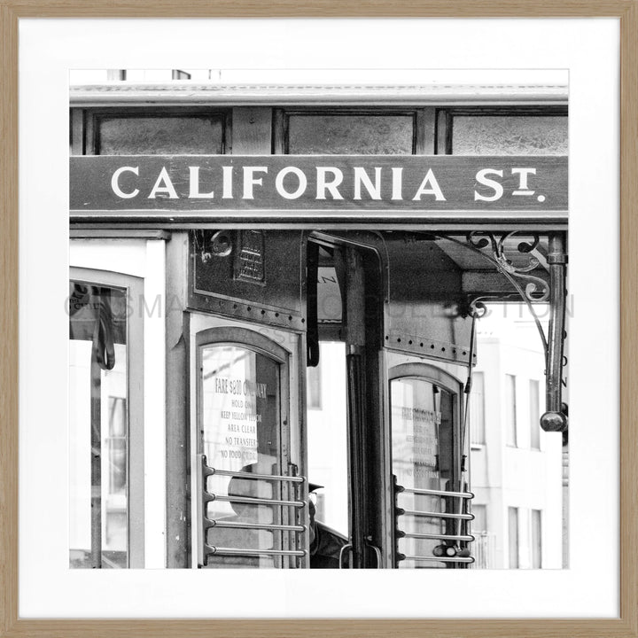 Poster San Francisco ’California Street’ SF03Q - Eiche