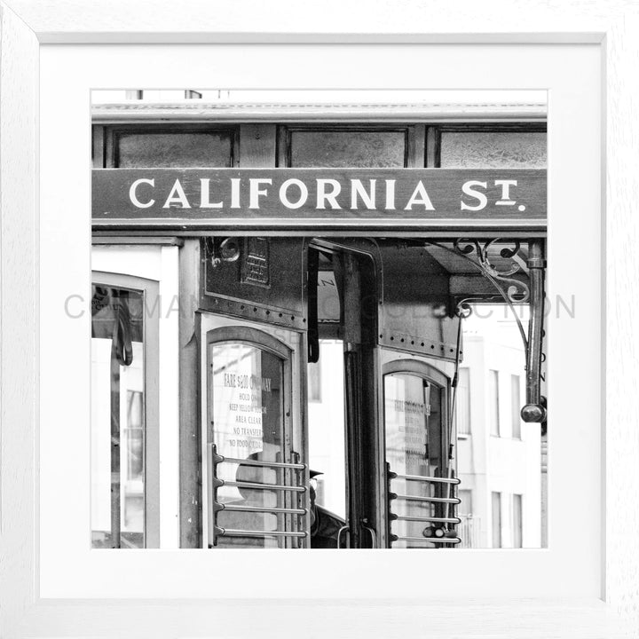 Poster San Francisco ’California Street’ SF03Q - Weiss