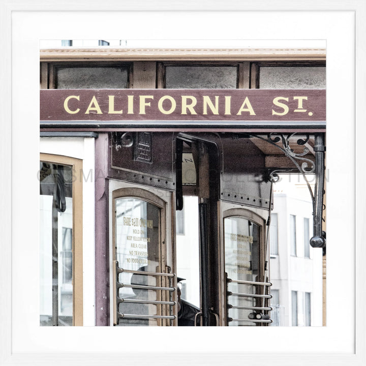 Poster San Francisco ’California Street’ SF03Q - Weiss