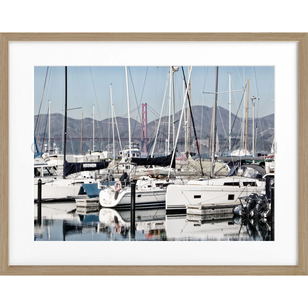 Poster San Francisco SF14 - Eiche Furnier 1.5cm / Motiv: