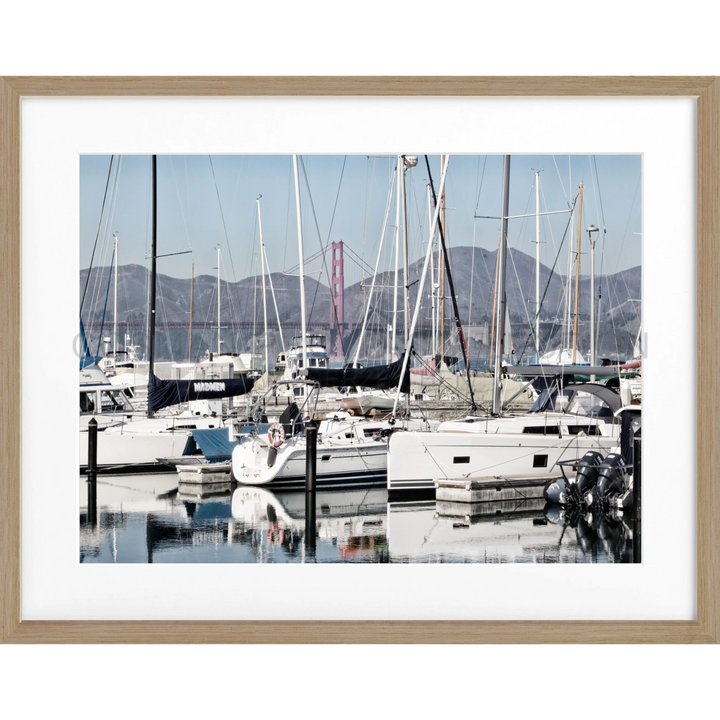 Poster San Francisco SF14 - Eiche Furnier 1.5cm / Motiv: