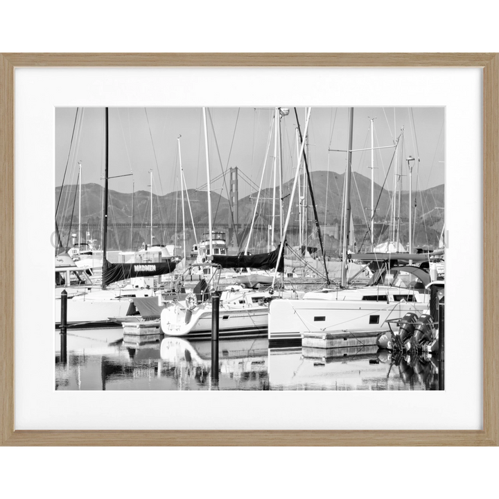 Poster San Francisco SF14 - Eiche Furnier 1.5cm / Motiv: