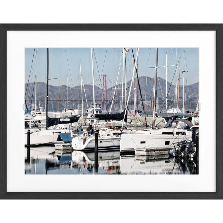 Poster San Francisco SF14 - Schwarz matt 1.5cm / Motiv: