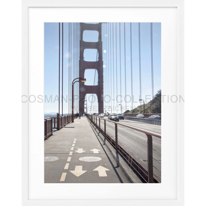 Poster San Francisco SF22 - Weiss 1.5cm / Motiv: farbe / S