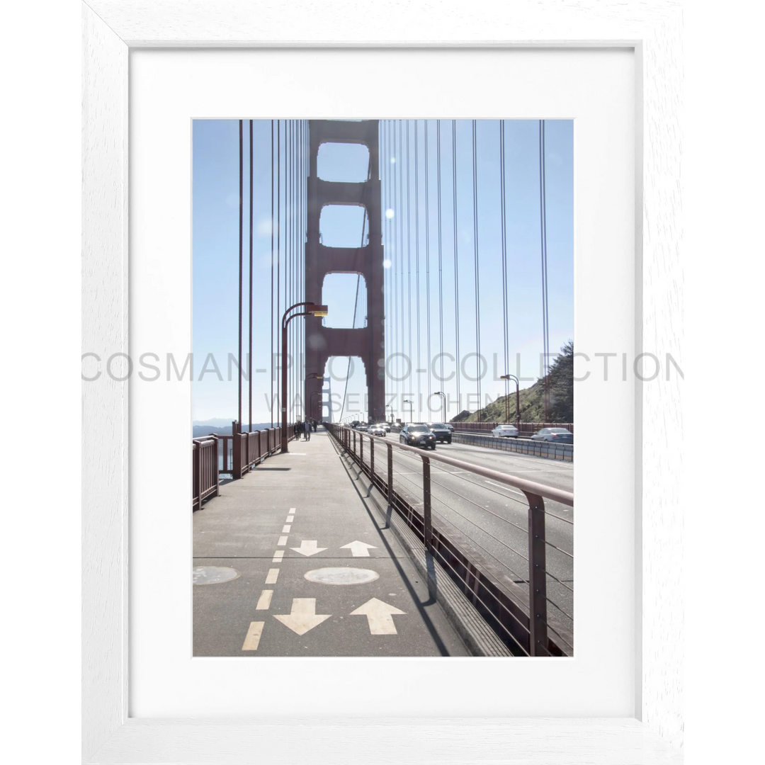 Poster San Francisco SF22 - Weiss 3cm / Motiv: farbe / S