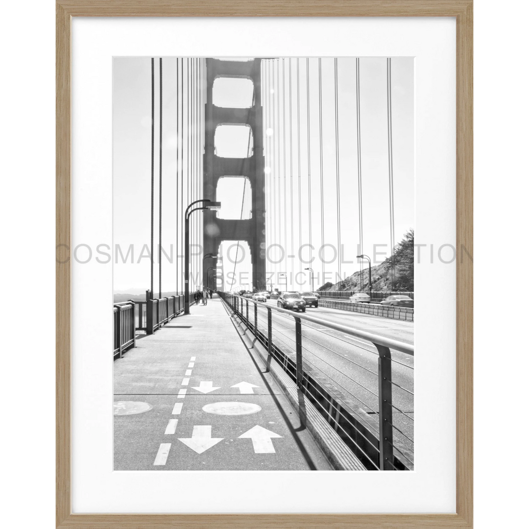 Poster San Francisco SF22 - Eiche Furnier 1.5cm / Motiv: