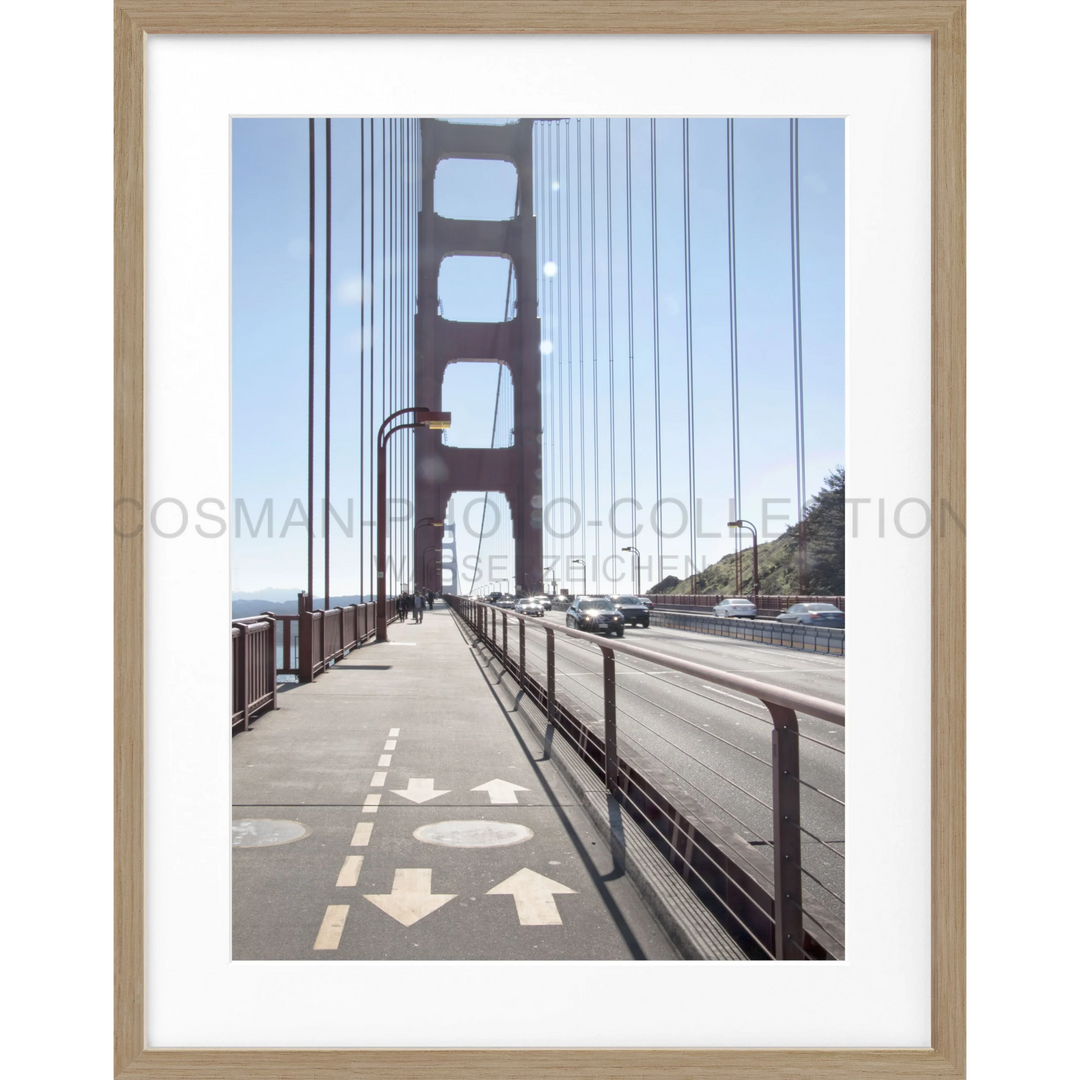 Poster San Francisco SF22 - Eiche Furnier 1.5cm / Motiv: