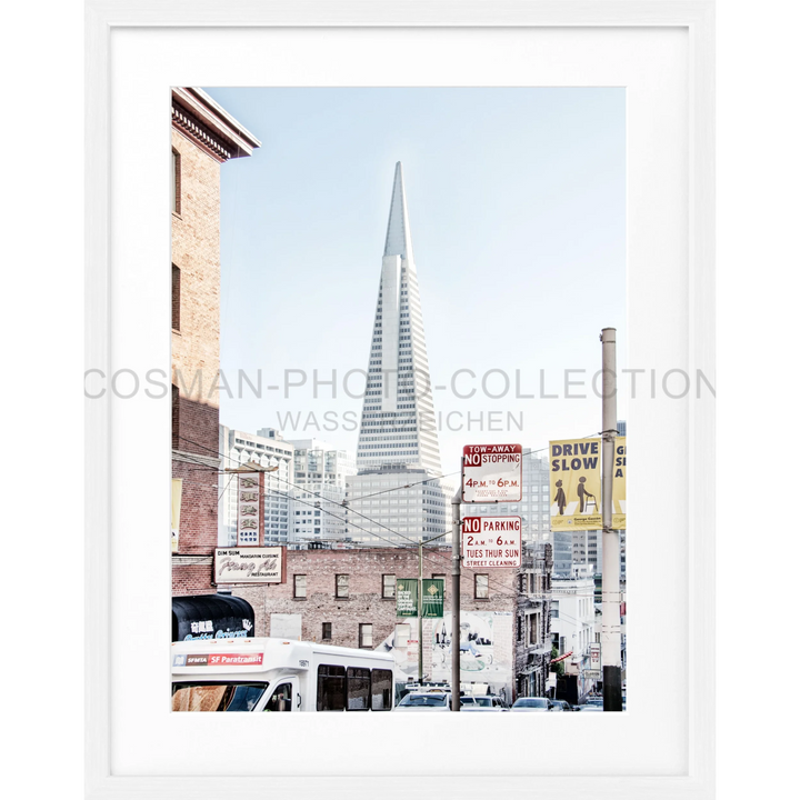 Poster San Francisco SF05 - Weiss 1.5cm / Motiv: farbe / S