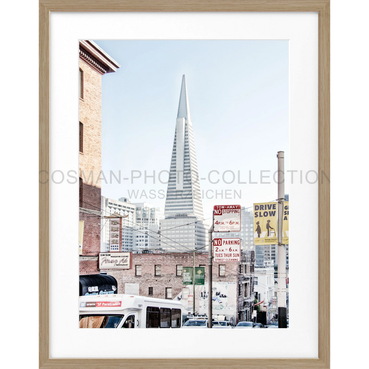 Poster San Francisco SF05 - Eiche Furnier 1.5cm / Motiv: