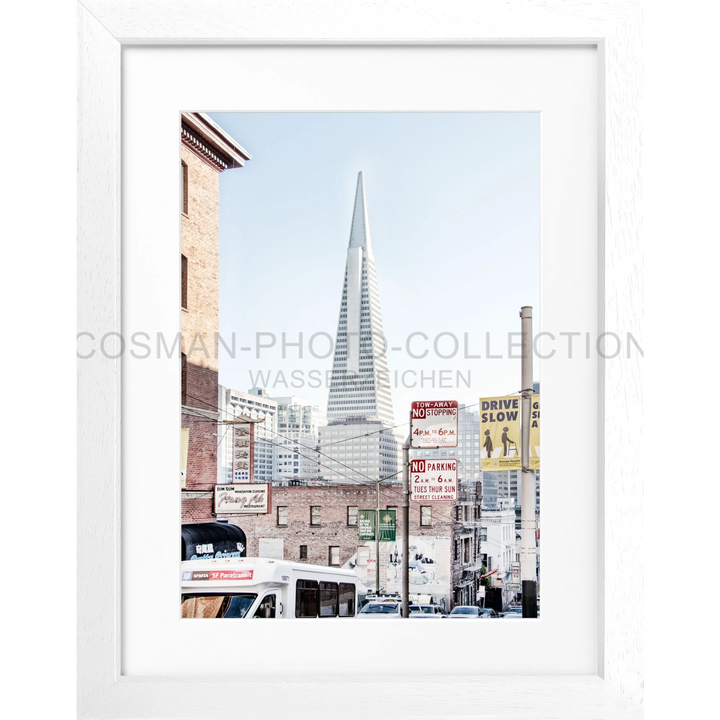 Poster San Francisco SF05 - Weiss 3cm / Motiv: farbe / S