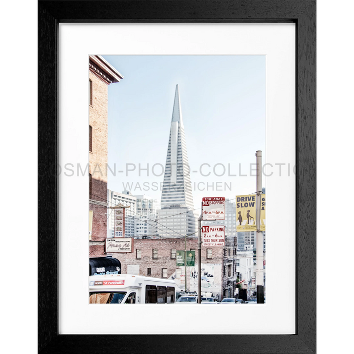 Poster San Francisco SF05 - Schwarz 3cm / Motiv: farbe / S