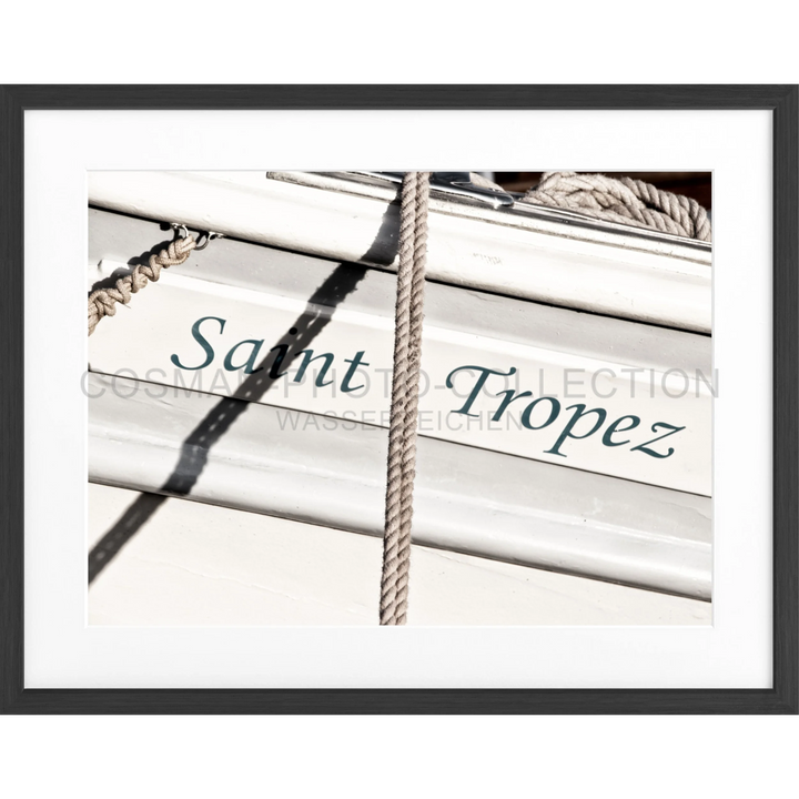 Poster Saint Tropez ST10 - Schwarz matt 1.5cm / S (31cm x