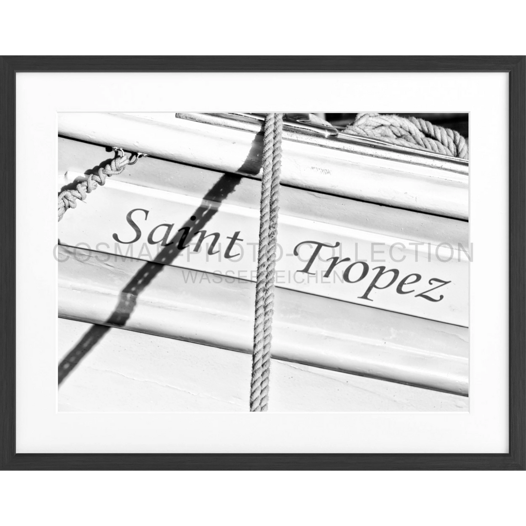 Poster Saint Tropez ST10 - Schwarz matt 1.5cm / S (31cm x