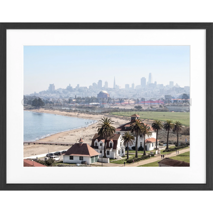 Poster San Francisco SF20 - Schwarz matt 1.5cm / Motiv: