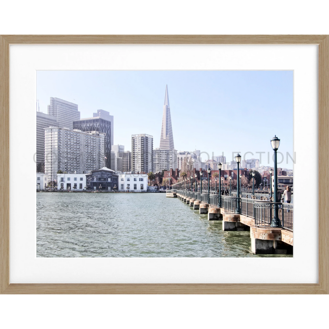 Poster San Francisco SF32 - Eiche Furnier 1.5cm / Motiv: