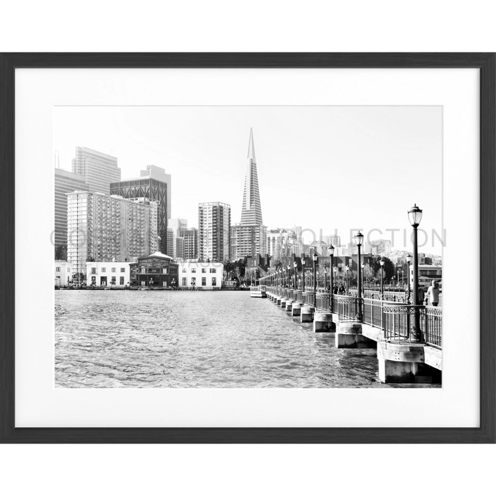 Poster San Francisco SF32 - Schwarz matt 1.5cm / Motiv: