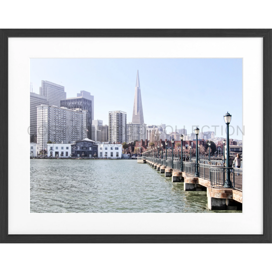 Poster San Francisco SF32 - Schwarz matt 1.5cm / Motiv: