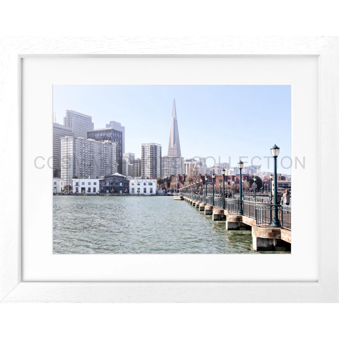 Poster San Francisco SF32 - Weiss 3cm / Motiv: farbe / S