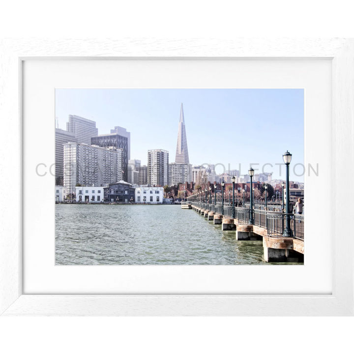 Poster San Francisco SF32 - Weiss 3cm / Motiv: farbe / S