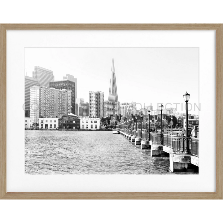 Poster San Francisco SF32 - Eiche Furnier 1.5cm / Motiv: