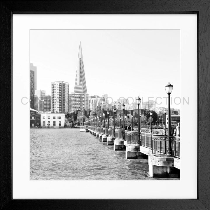 Poster ’Skyline’ San Francisco SF32Q - Schwarz 3cm