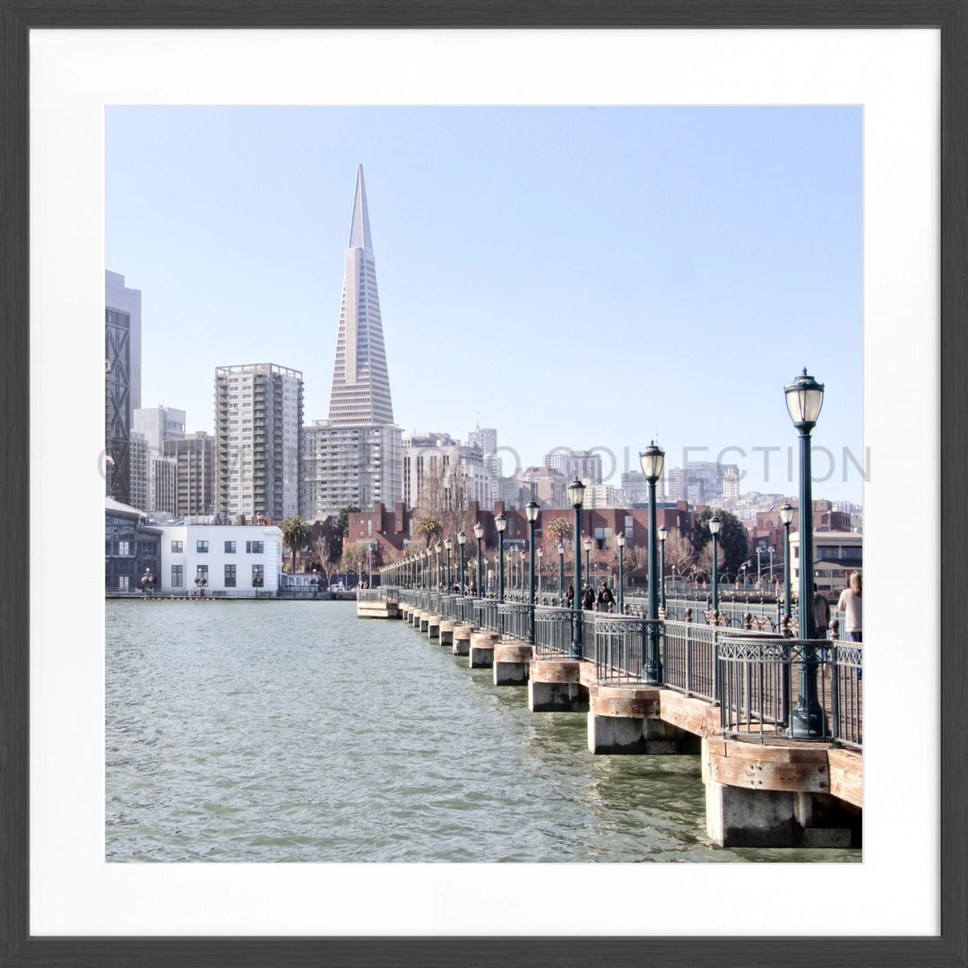 Poster ’Skyline’ San Francisco SF32Q - Schwarz matt