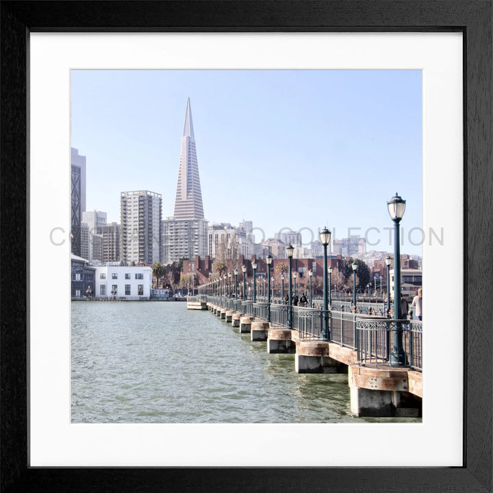 Poster ’Skyline’ San Francisco SF32Q - Schwarz 3cm