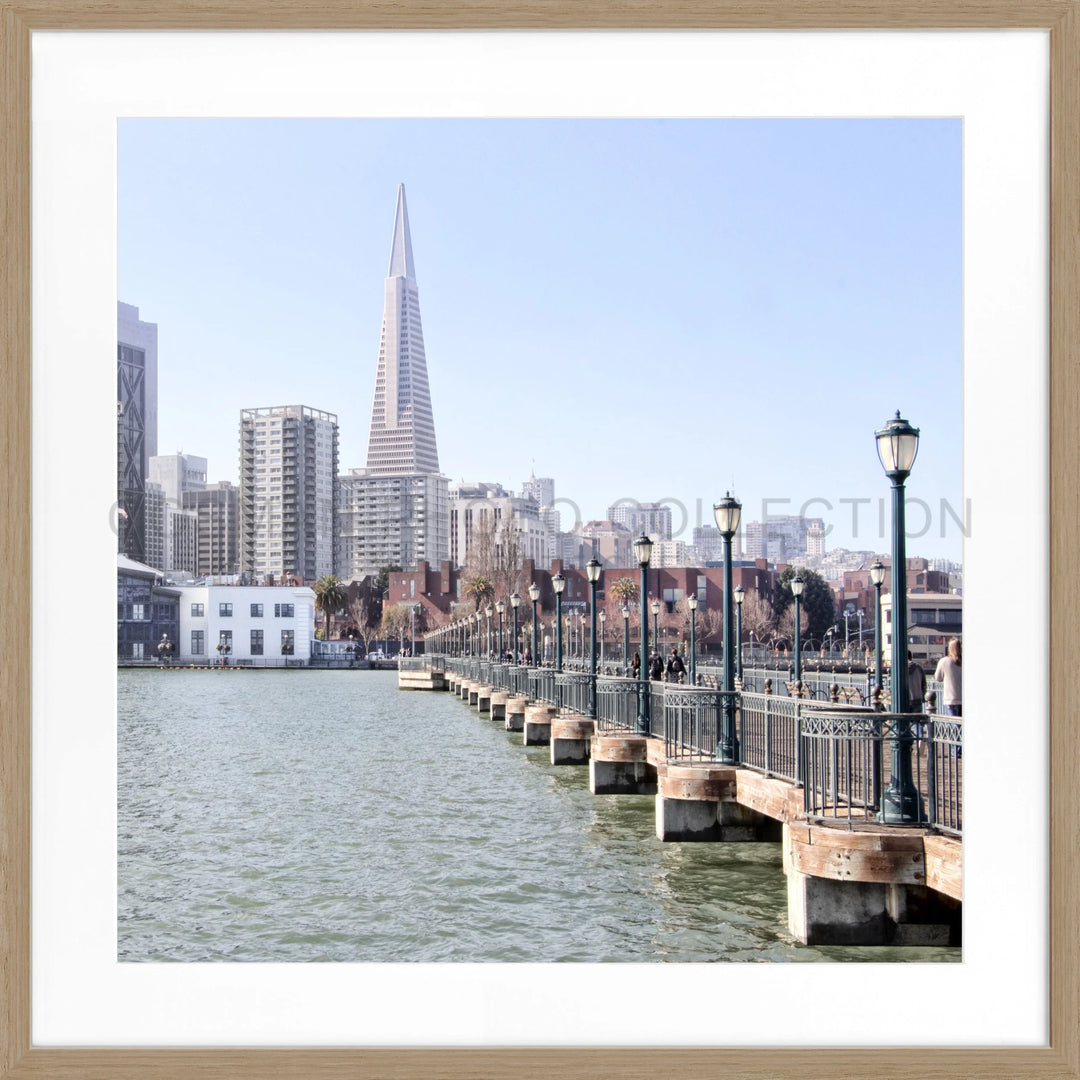 Poster ’Skyline’ San Francisco SF32Q - Eiche Furnier