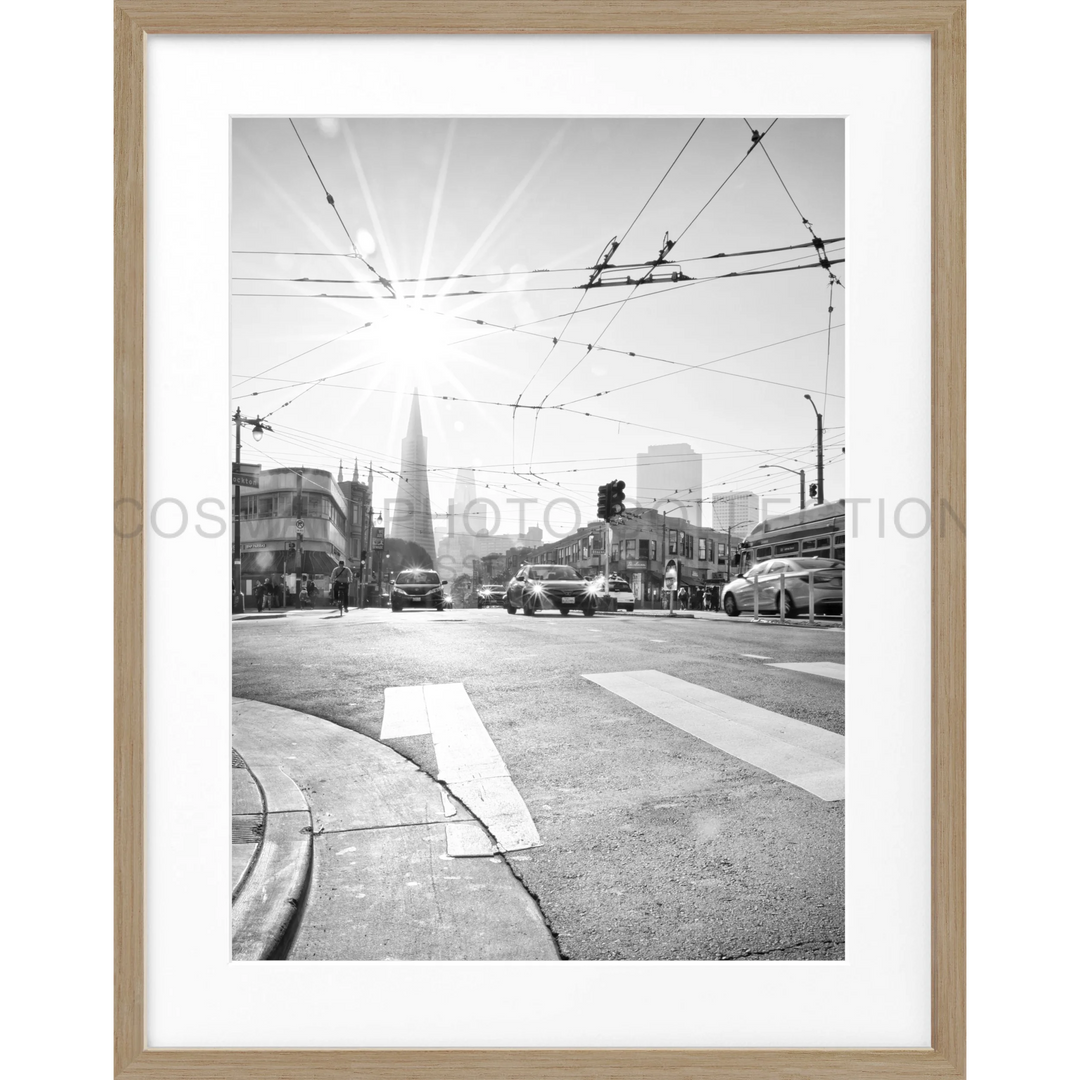 Poster San Francisco SF39 - Eiche Furnier 1.5cm / Motiv: