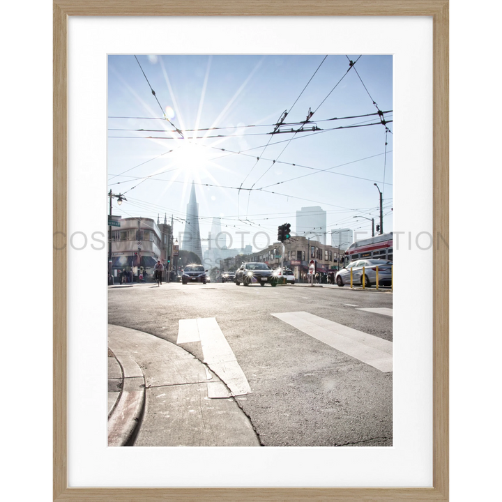 Poster San Francisco SF39 - Eiche Furnier 1.5cm / Motiv: