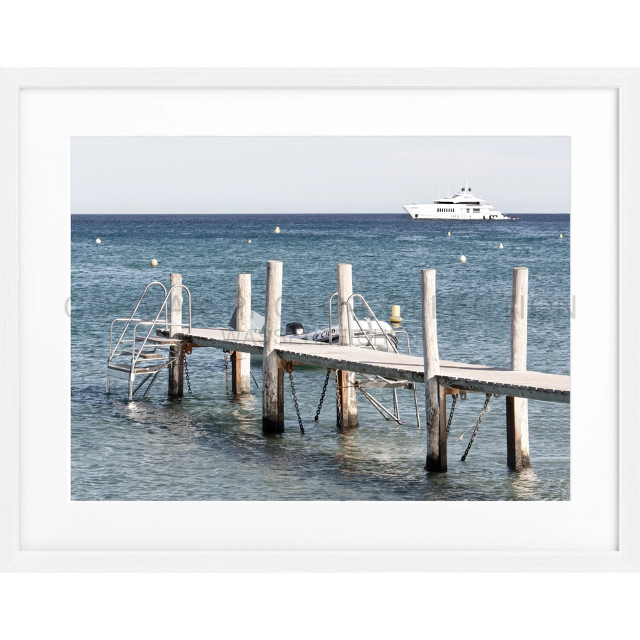 Poster Saint Tropez ST40 - Weiss 1.5cm / S (31cm x 25cm)