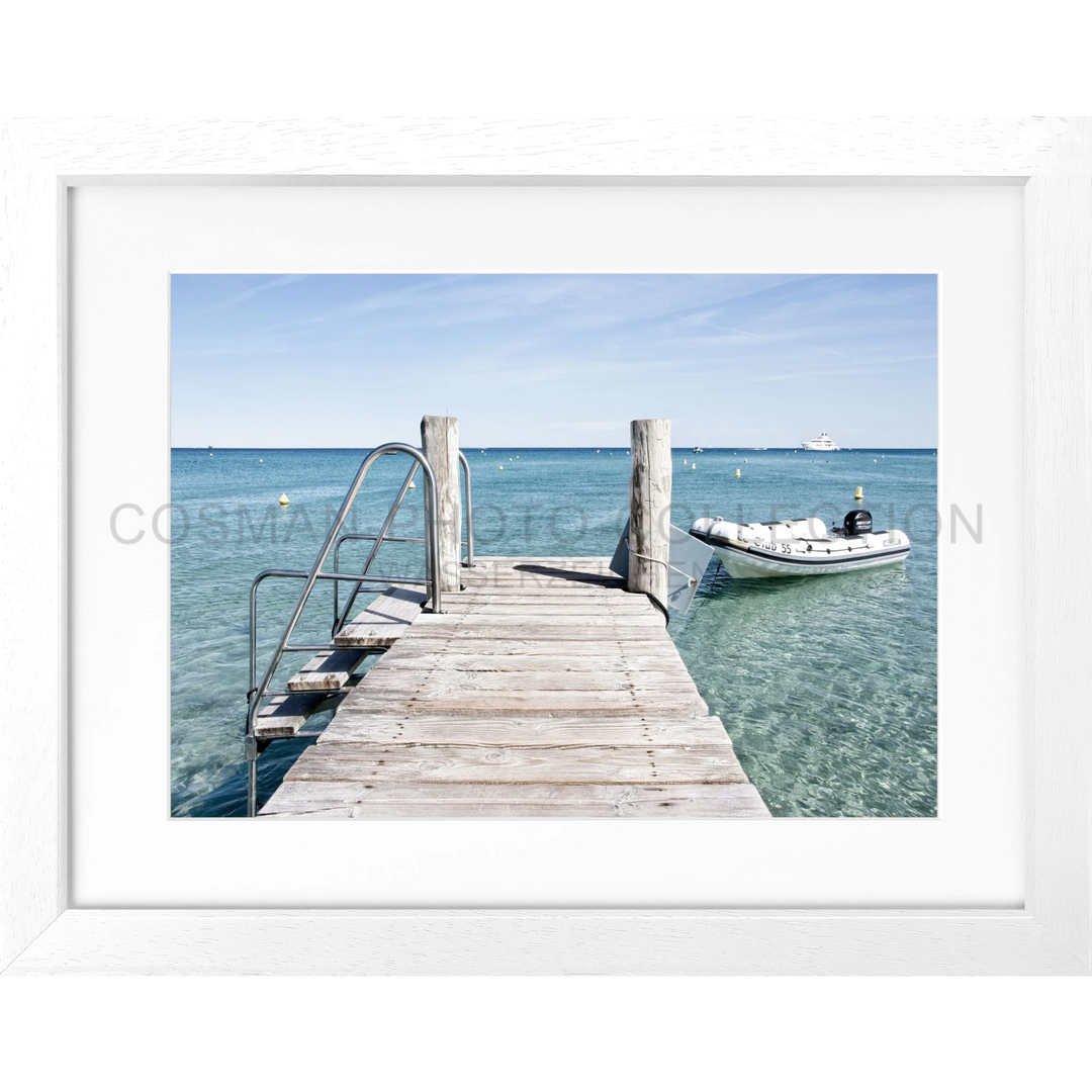 Poster ’Steg’ Saint Tropez ST23 - Weiss 3cm / S (31cm x