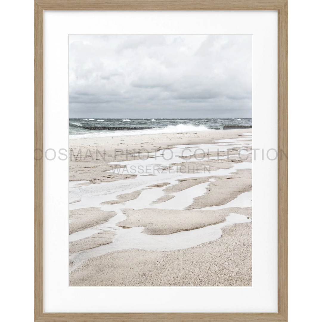 Poster ’Strand’ Sylt SY62 - Eiche Furnier 1.5cm / S