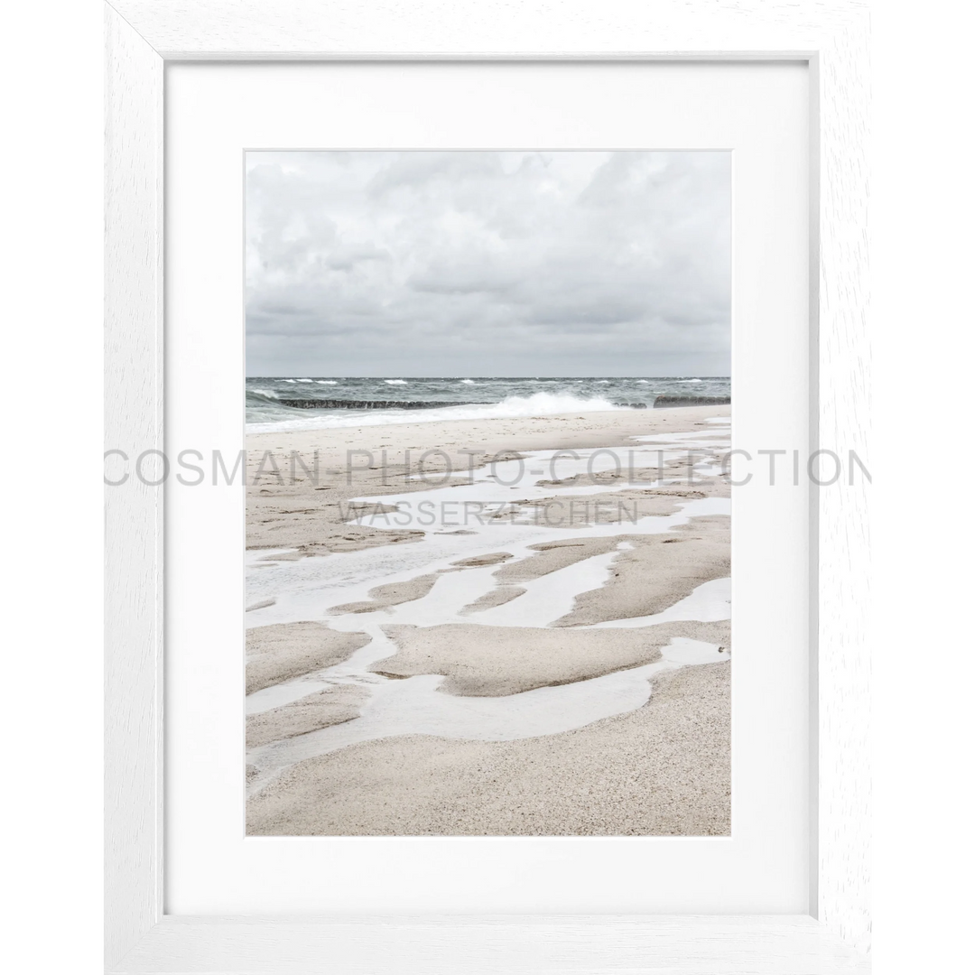 Cosman-Interior Motiv: farbe / Grösse: S (25cm x 31cm) / Rahmenfarbe: weiss matt Poster Sylt SY62