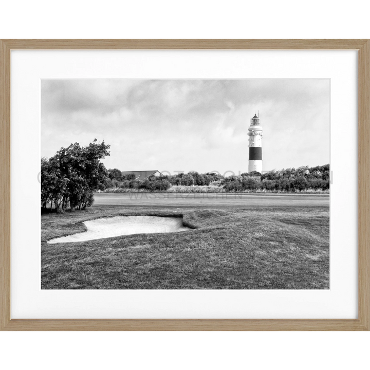 Poster Sylt Leuchtturm Kampen SY60 - Eiche Furnier 1.5cm