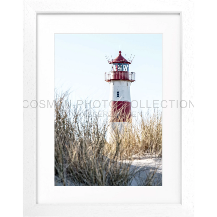 Cosman-Interior Motiv: farbe / Grösse: S (25cm x 31cm) / Rahmenfarbe: weiss matt Poster Sylt SY69