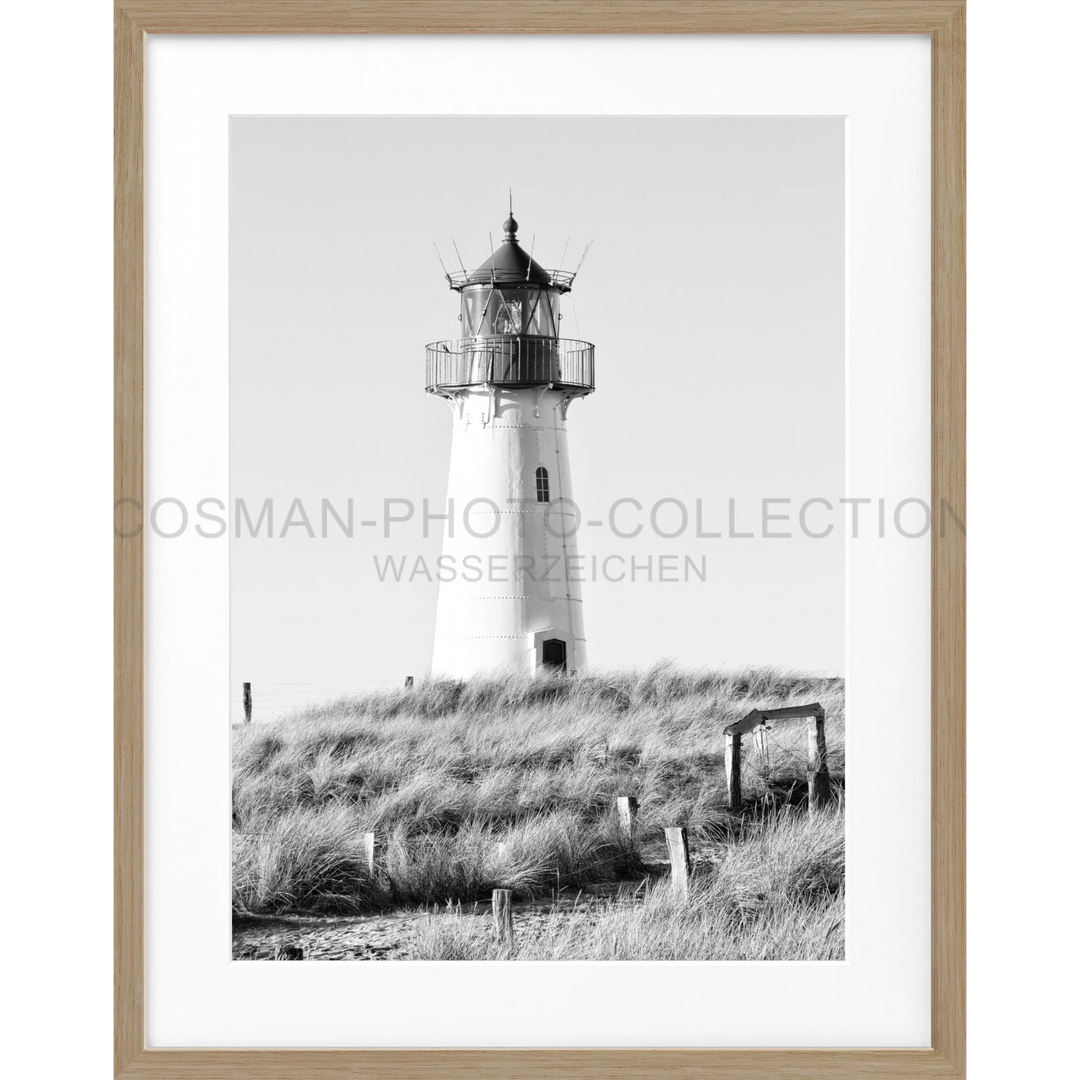 Poster Sylt ’Leuchtturm List’ SY73 - Eiche Furnier