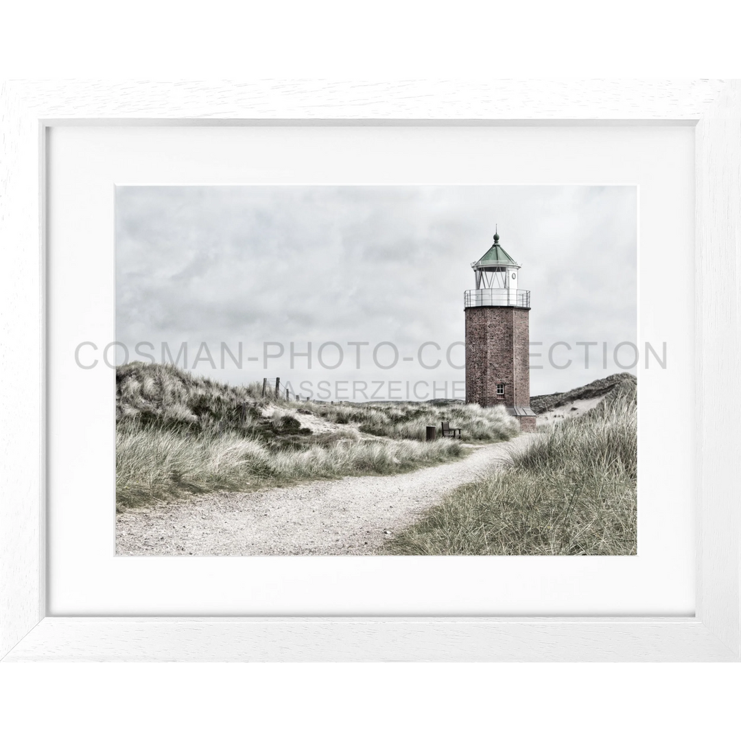 Cosman-Interior Motiv: farbe / Grösse: S (31cm x 25cm) / Rahmenfarbe: weiss matt Poster Sylt SY09