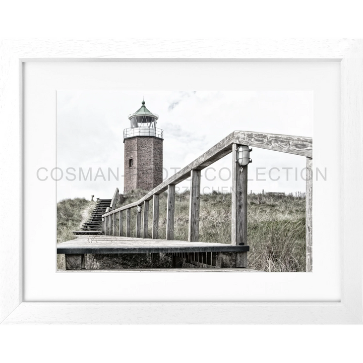 Cosman-Interior Motiv: farbe / Grösse: S (31cm x 25cm) / Rahmenfarbe: weiss matt Poster Sylt SY11