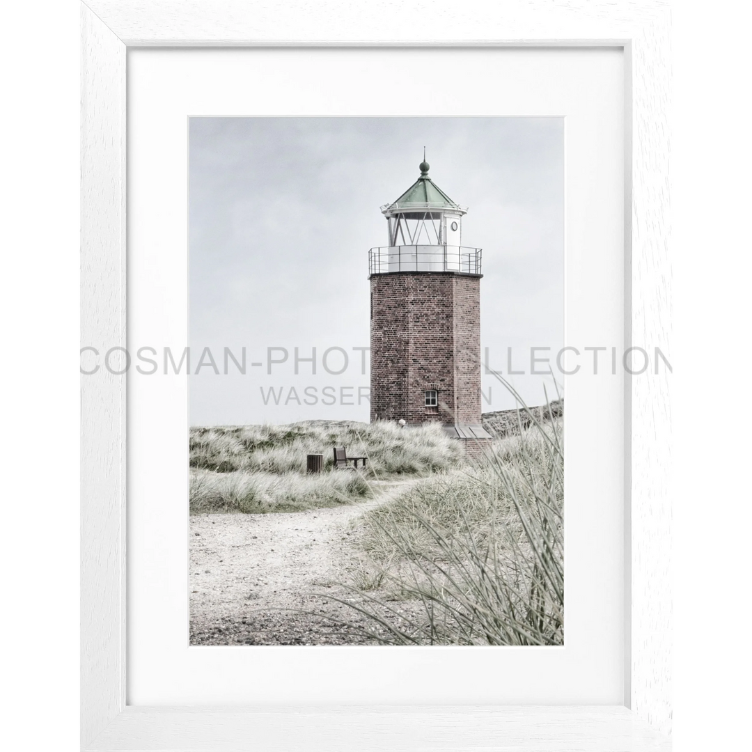 Cosman-Interior Motiv: farbe / Grösse: S (25cm x 31cm) / Rahmenfarbe: weiss matt Poster Sylt SY64