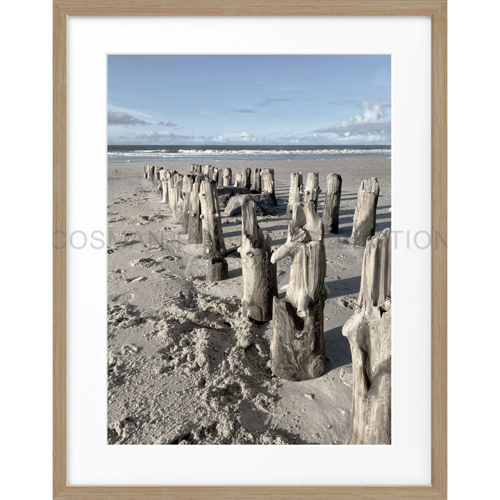 Poster Sylt ’Strand’ SY77 - Eiche Furnier 1.5cm / S