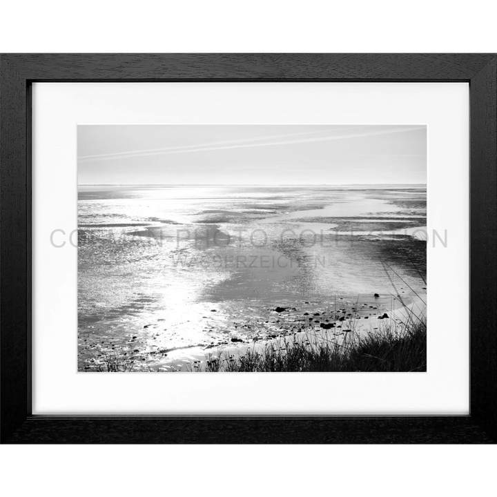 Poster Sylt ’Wattenmeer’ SY81 - Schwarz 3cm / Motiv: