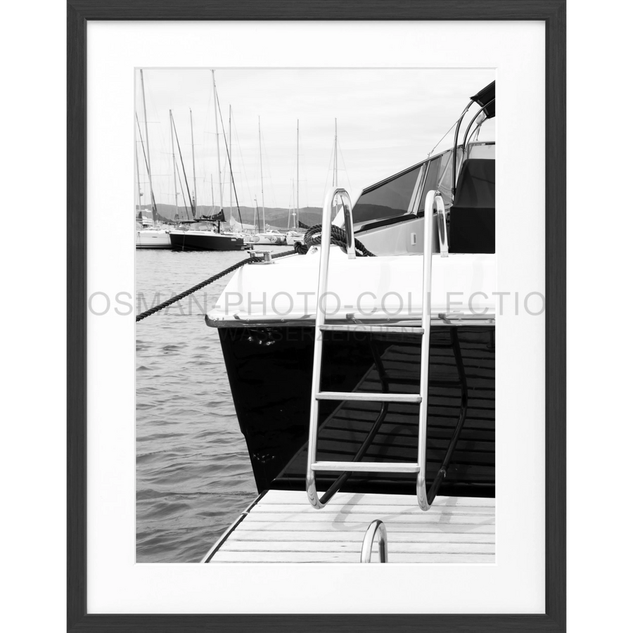 Poster Saint Tropez ST30 - Schwarz matt 1.5cm / S (25cm x