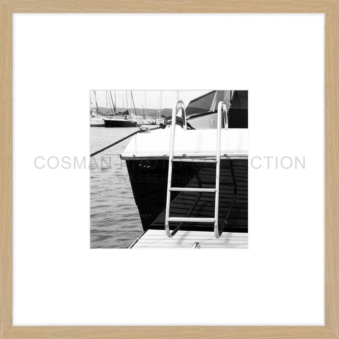 Poster ’Yacht’ Saint Tropez ST30OB - 43x43cm