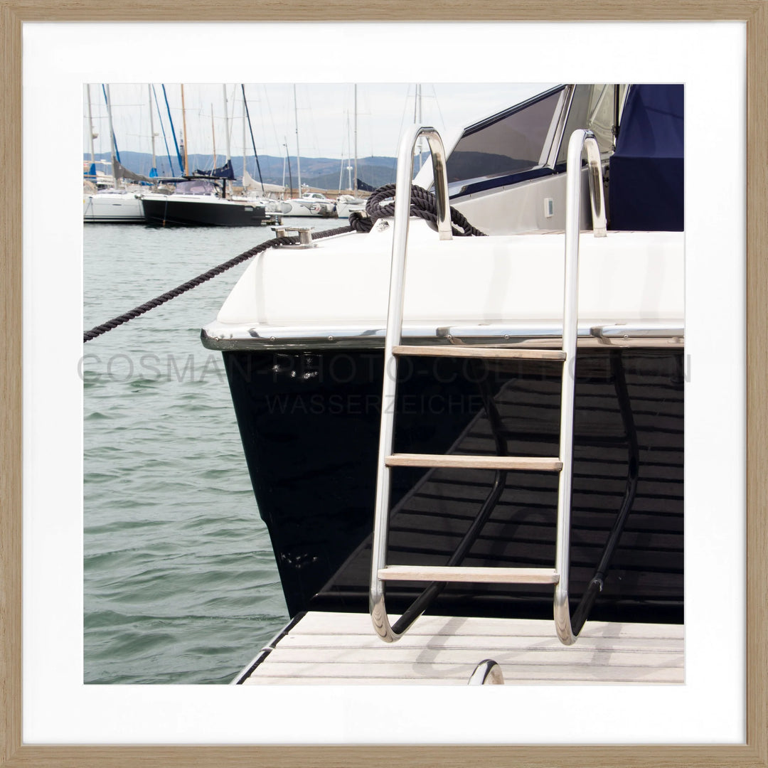 Poster ’Yacht’ Saint Tropez ST30Q - Eiche Furnier 1.5cm