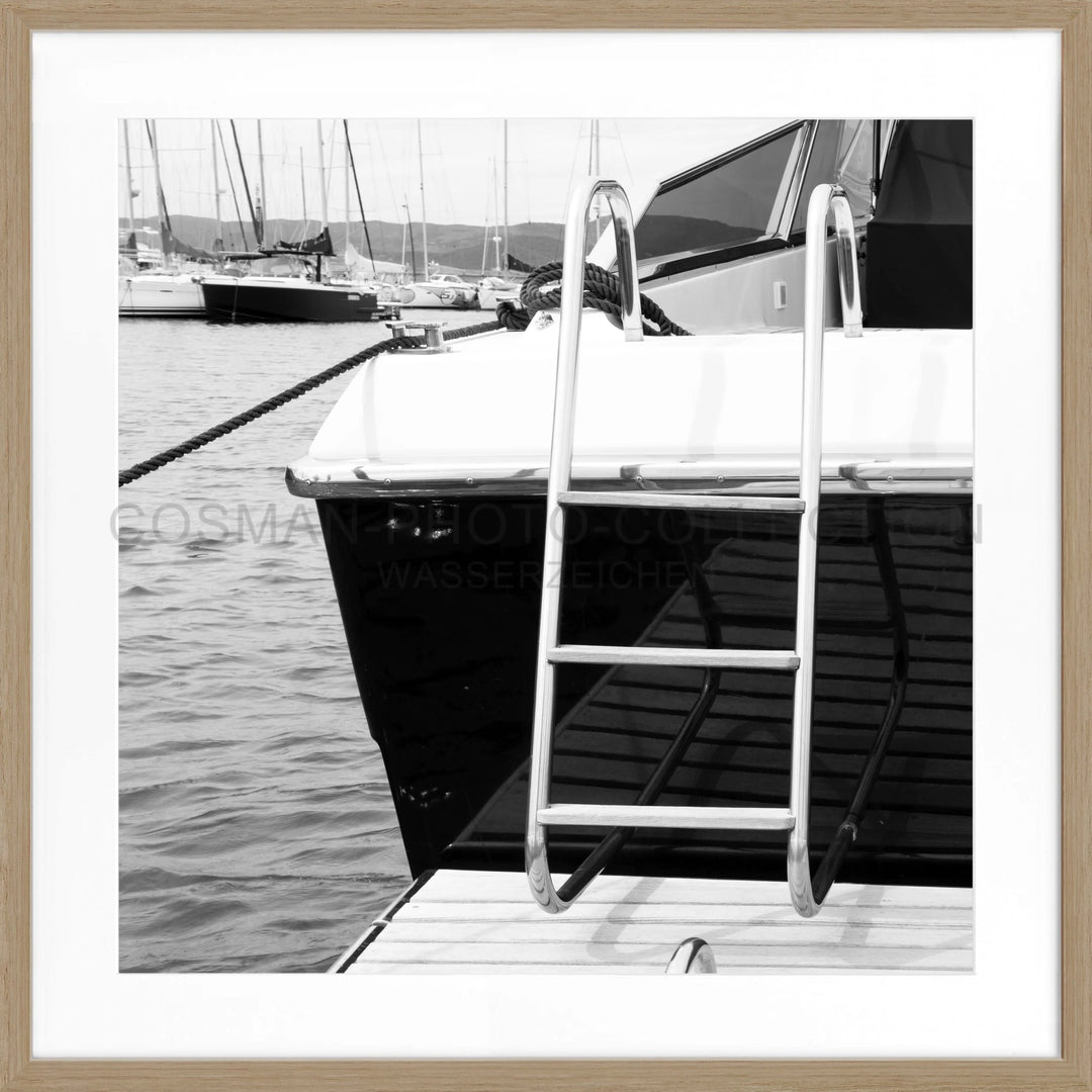 Poster ’Yacht’ Saint Tropez ST30Q - Eiche Furnier 1.5cm